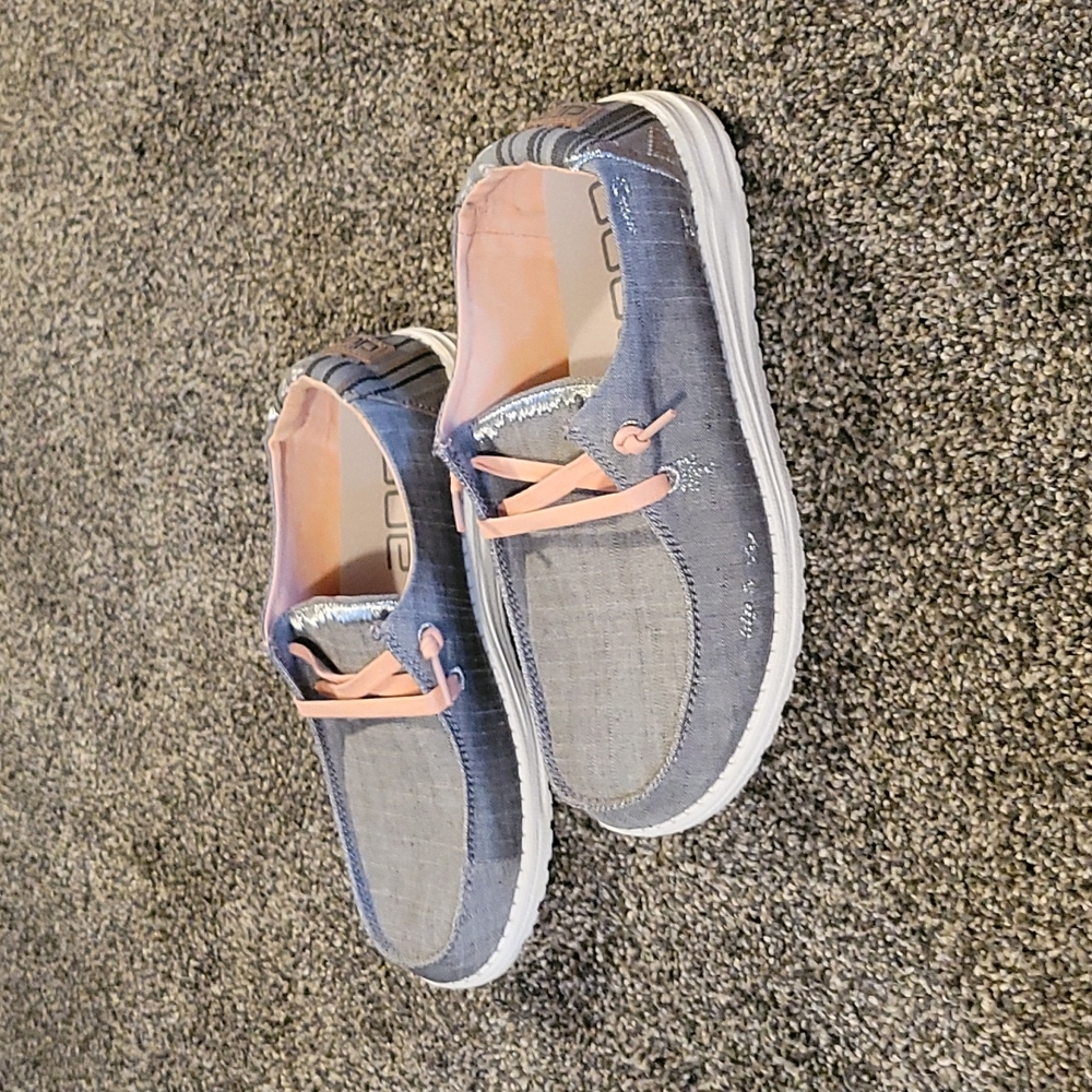 Hey Dude Wendy model, Boho Gray, Size 8